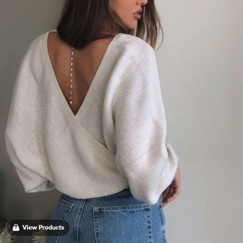 Fashion Nova Glitter Sweater